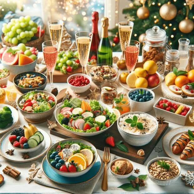Здоровый Новый Год: праздничное меню для всей семьи