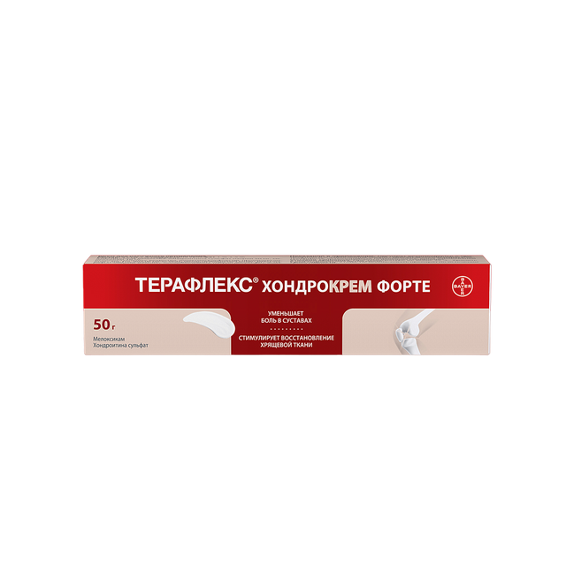 Терафлекс Хондрокрем Форте крем 1%+5% 50г