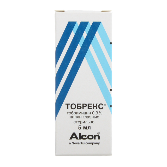 Тобрекс капли глазные 0,3% 5мл