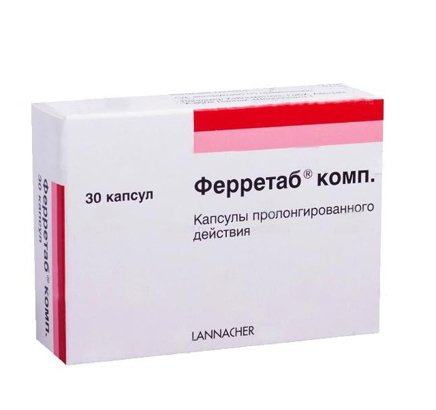 Ферретаб комп капсулы пролонг д-я №30