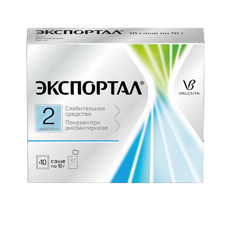 Экспортал порошок д/приг раствора д/вн прим 10г №10