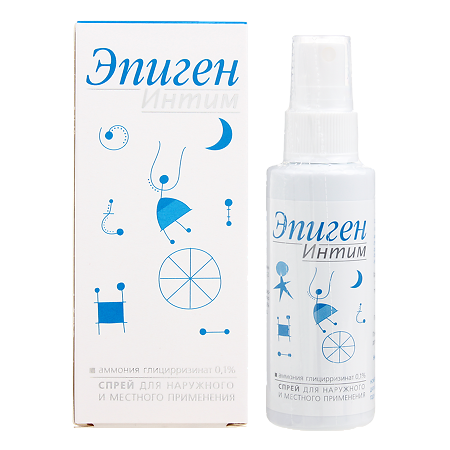 Эпиген интим спрей мест/наруж 0,1% 60мл