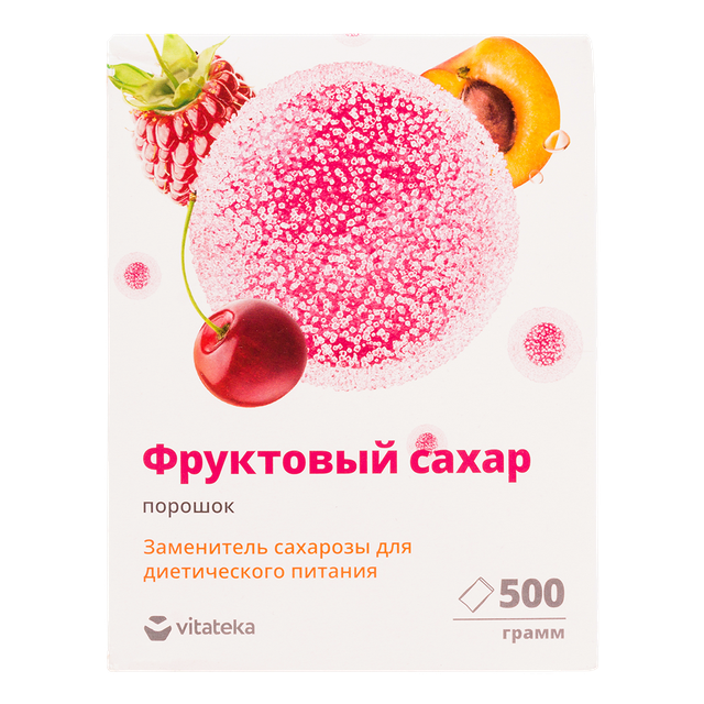 Витатека фруктовый сахар (фруктоза) порошок 500г