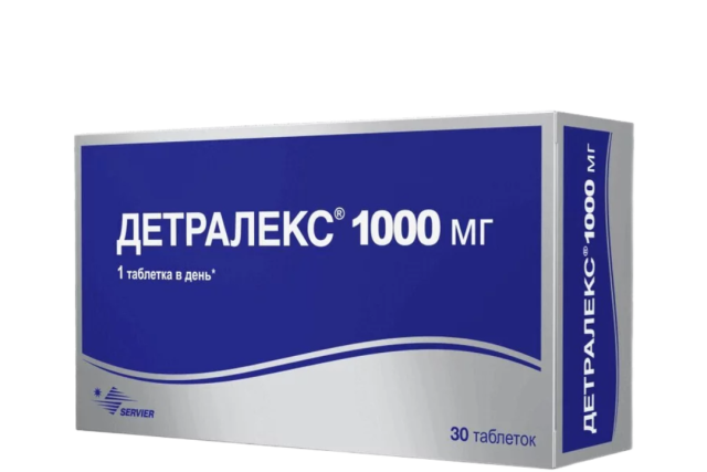 Детралекс таблетки п/п/о 1000мг №30
