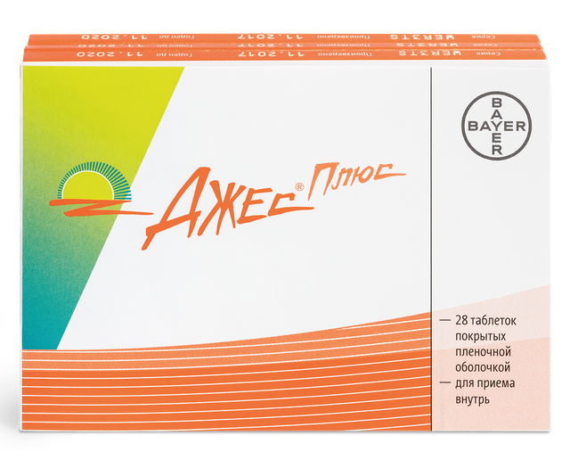 Джес Плюс таблетки п/п/о набор №84