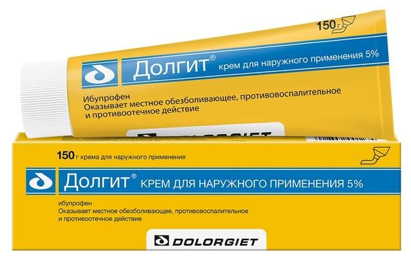 Долгит крем для наружного применения 5% 150г