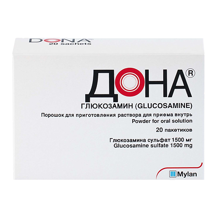 Дона порошок д/раствора для приема внутрь 1500мг №20