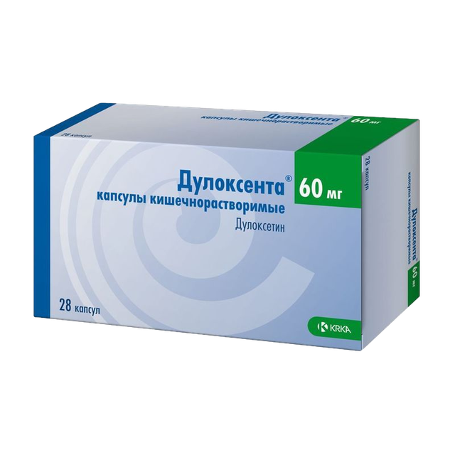 Дулоксента капсулы кишечнораствор,астворимые 60мг №28