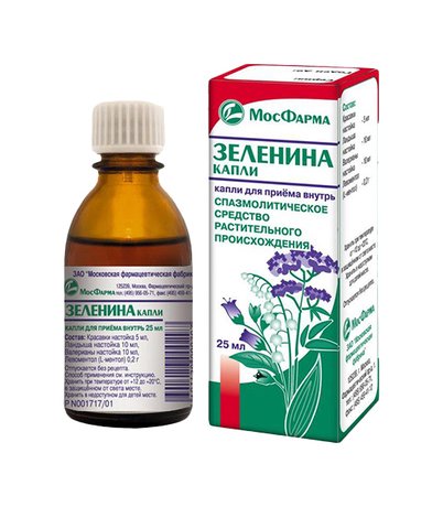 Зеленина капли 25мл