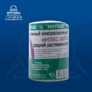 Интекс-Лайт СР бинт эластич компрес 8см х 3м с застеж