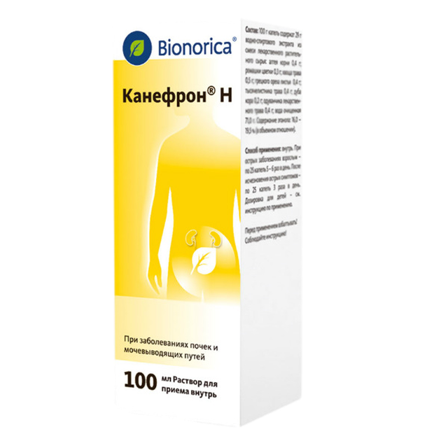 Канефрон Н раствор д/приема внутрь 100мл