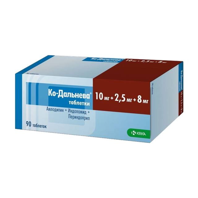Ко-Дальнева таблетки 10мг+2,5мг+8мг №90
