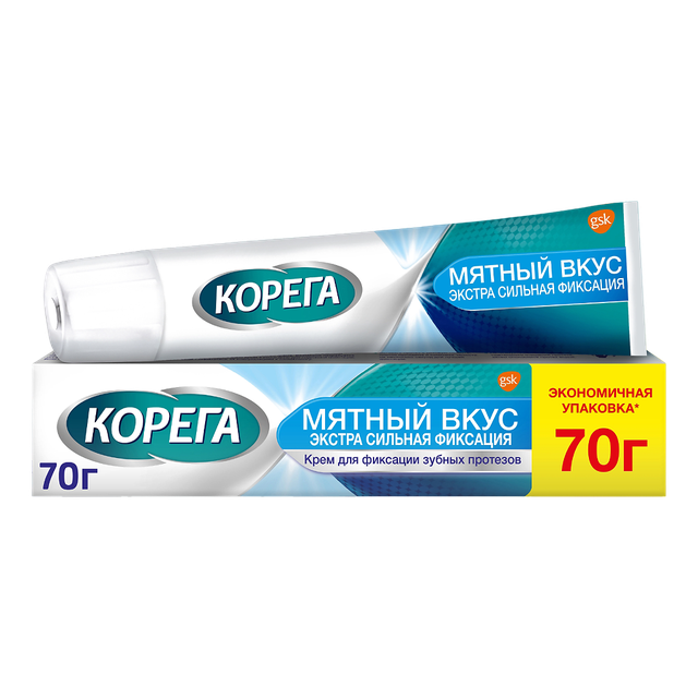 Корега крем Экстра сильный Мятный вкус 70г