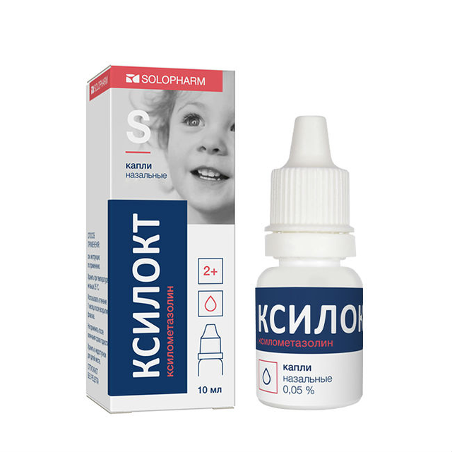Ксилокт-СОЛОфарм капли назальные 0,05% 10мл №1 фл-кап