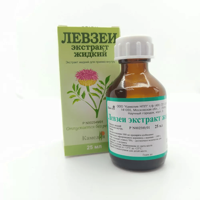 Левзеи экстракт д/вн прим жидкий 25мл