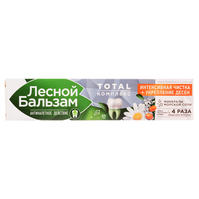 Лесной бальзам зубная паста Ромашка и облепиха 75мл