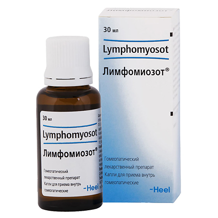 Лимфомиозот капли д/приема внутрь гомеопатические 30мл
