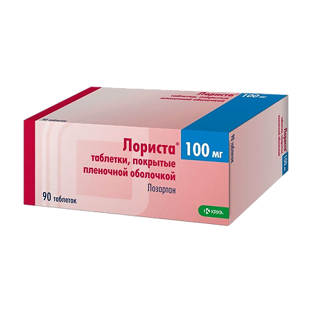 Лориста таблетки п/п/о 100мг №90