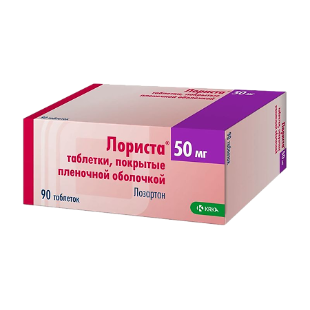 Лориста таблетки п/п/о 50мг №90