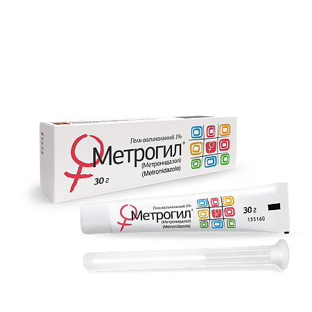 Метрогил гель д/наружн прим 1% 30г №1