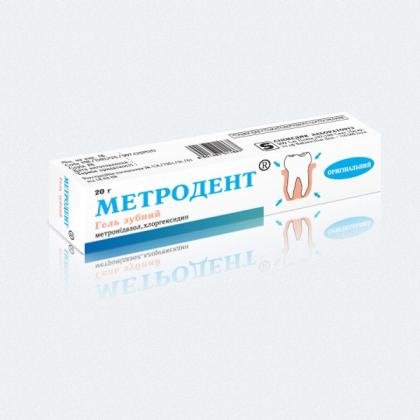 Метродент гель стомат 20г