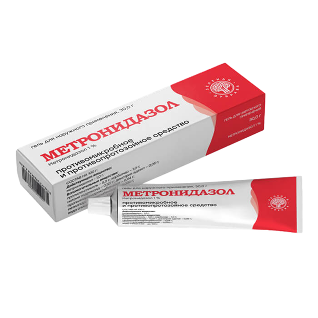 Метронидазол гель 1% 30г