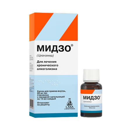 Мидзо капли для приема внутрь 60мг/мл 15мл №4