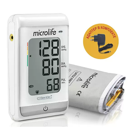 Микролайф тонометр Microlife BP A150 AFIB автоматический с адаптером и универсальной манжетой