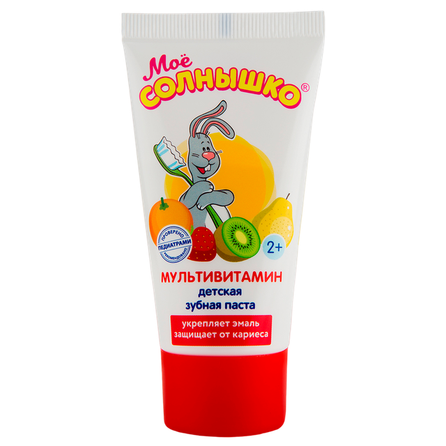 Мое Солнышко зубная паста для детей гель Мультивитамин 65мл
