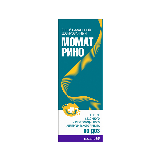 Момат Рино спрей назальный дозир 50мкг/доза 60доз