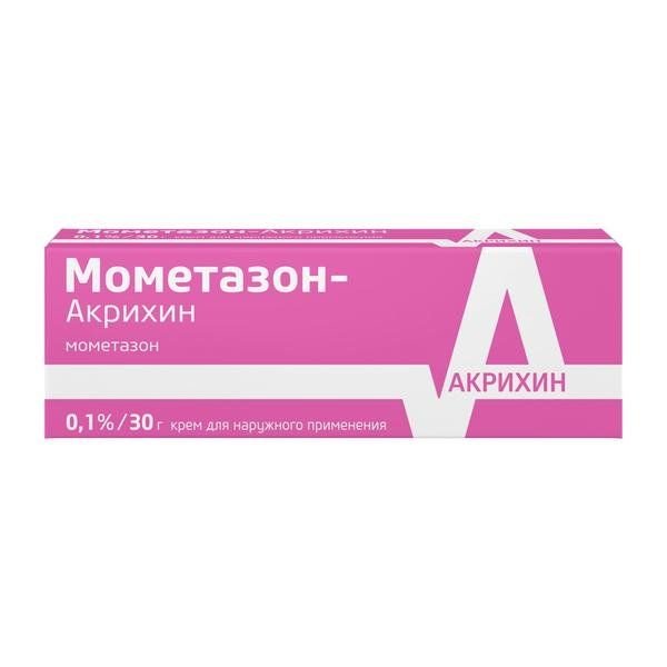 Мометазон-Акрихин крем 0,1% 30г туба