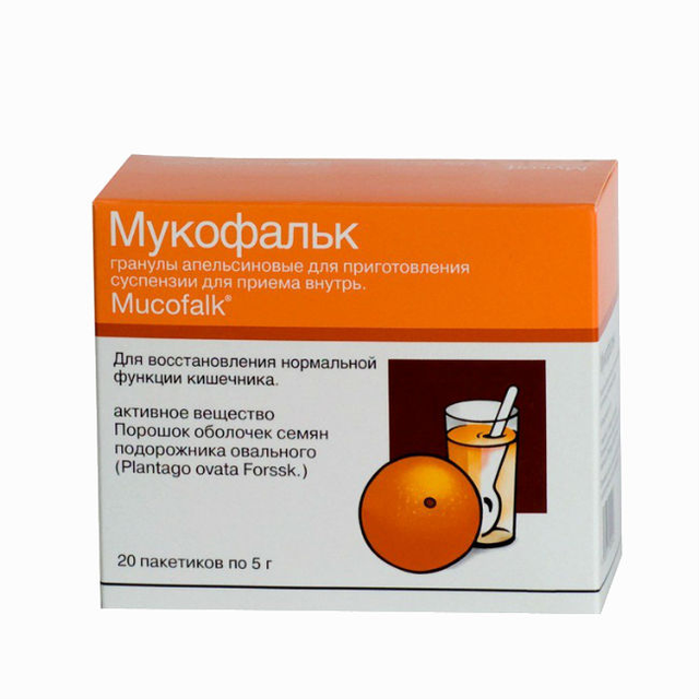 Мукофальк гранулы д/сусп для приема внутрь Апельсин 5г №20