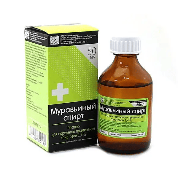 Муравьиный спирт раствор 50мл