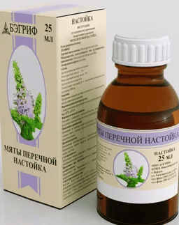 Мяты перечной настойка 25мл