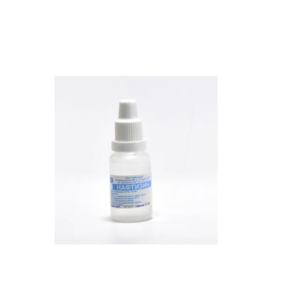 Нафтизин капли назальные 0,1% 15мл