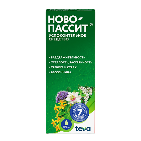 Ново-Пассит раствор д/внут прим 100мл фл