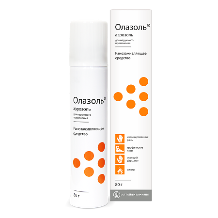 Олазоль аэрозоль для наружного применения 80г