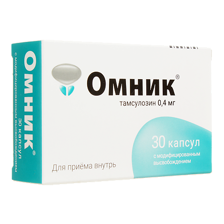 Омник капсулы модиф высвобождением 0,4мг №30 блис 10*3