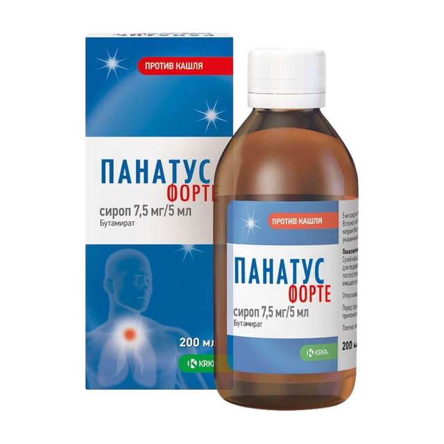 Панатус форте сироп 7,5мг/5мл 200мл