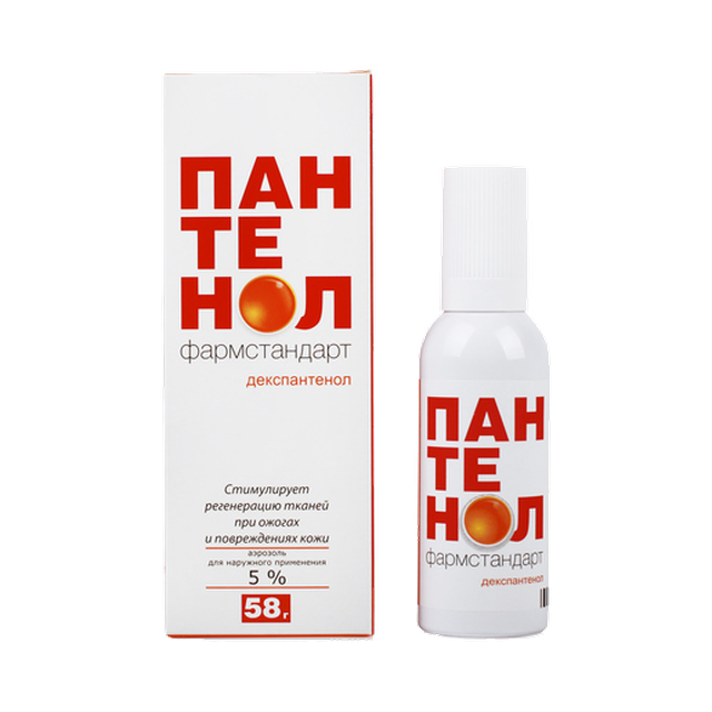 Пантенол Фармстандарт аэр для наружного применения 5% 58г