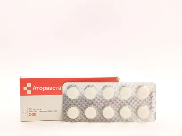 Аторвастатин таблетки п/п/о 40мг №30 блистер 10*3
