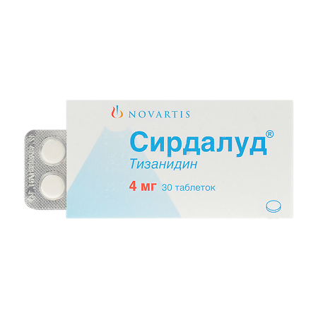 Сирдалуд таблетки 4мг №30